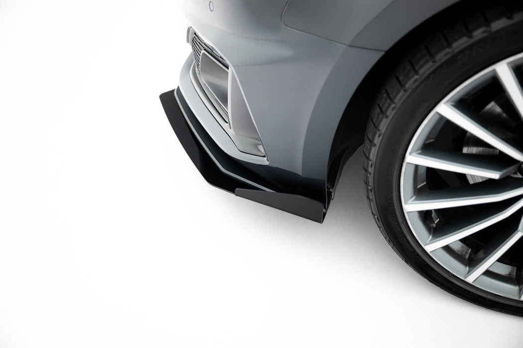 Maxton Design Street Pro Front Splitter + Flaps Audi A5 F5 Facelift