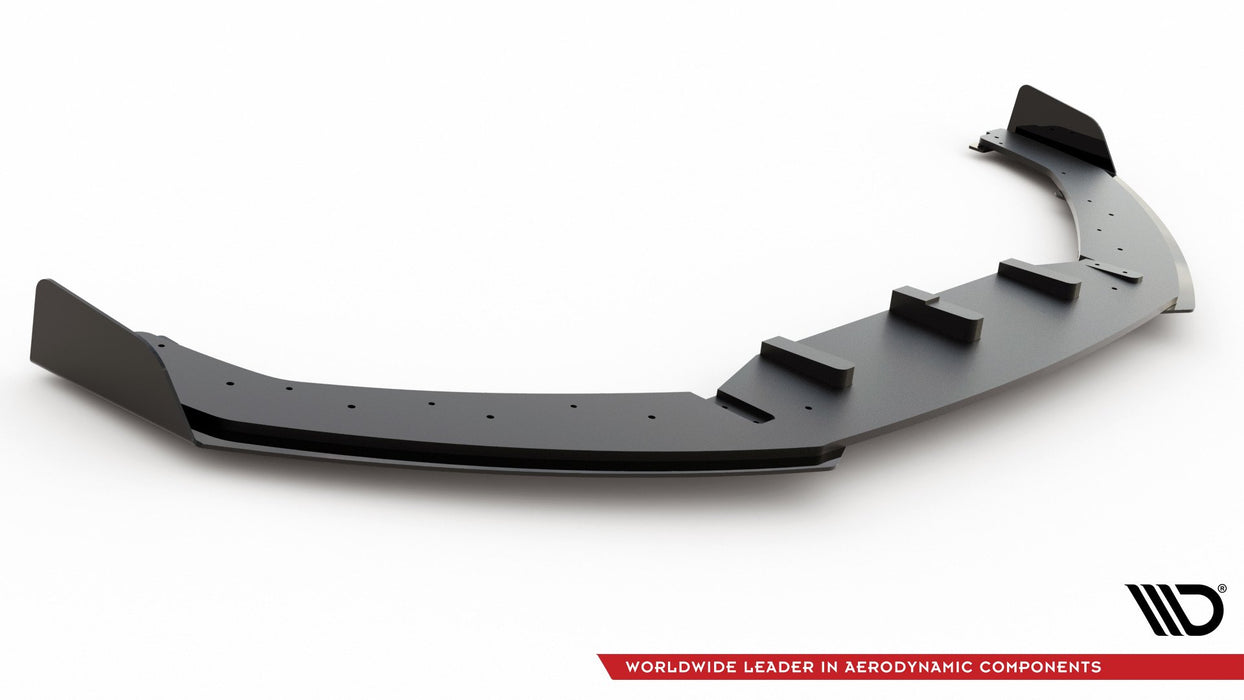 Maxton Design Street Pro Front Splitter + Flaps Audi RS3 8V Sportback
