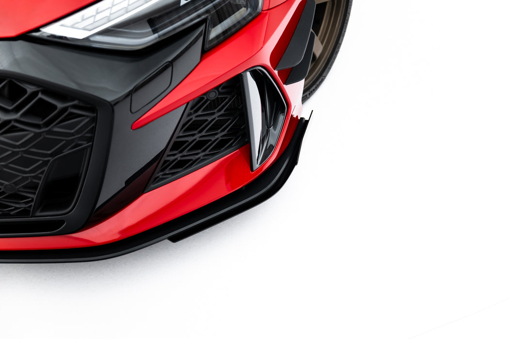 Maxton Design Street Pro Front Splitter + Flaps Audi RS3 Sedan 8Y Facelift