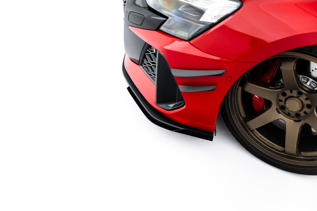 Maxton Design Street Pro Front Splitter + Flaps Audi RS3 Sedan 8Y Facelift
