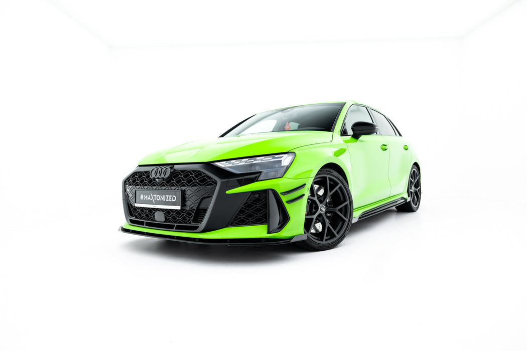 Street Pro Front Splitter + Flaps Audi RS3 Sportback 8Y Facelift