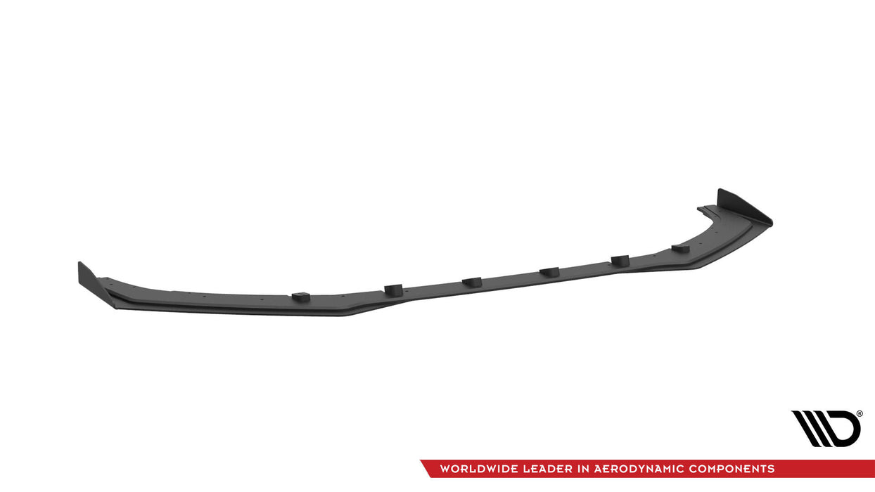 Maxton Design Street Pro Front Splitter + Flaps Audi S3 / A3 S-Line Sedan 8V