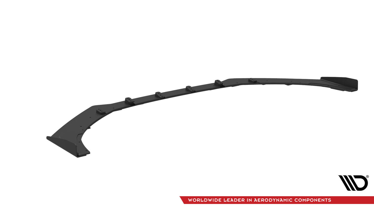 Maxton Design Street Pro Front Splitter + Flaps Audi S3 / A3 S-Line Sedan 8V