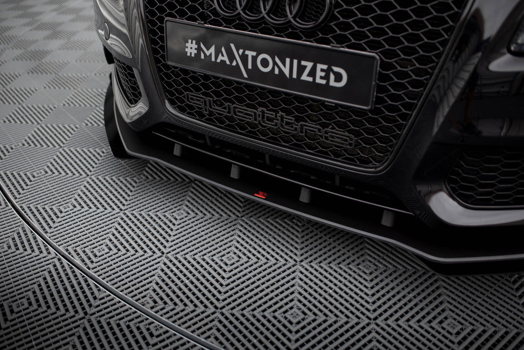 Maxton Design Street Pro Front Splitter + Flaps Audi S5 / A5 S-Line 8T
