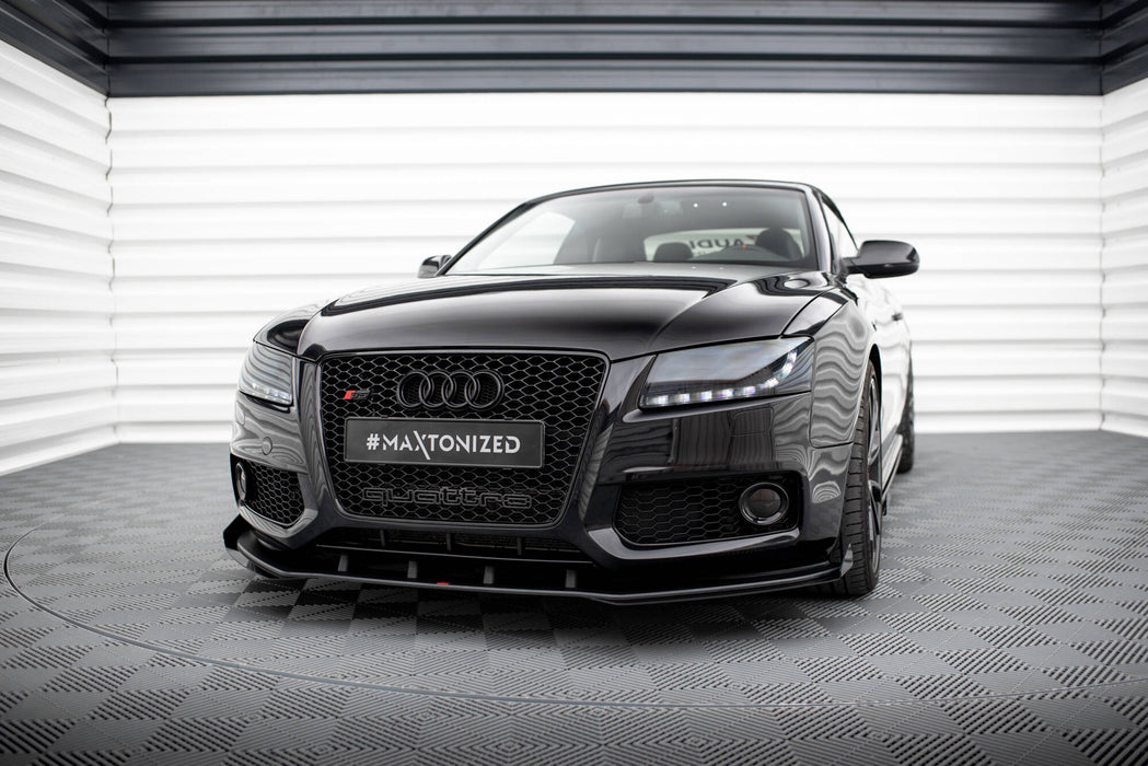 Maxton Design Street Pro Front Splitter + Flaps Audi S5 / A5 S-Line 8T