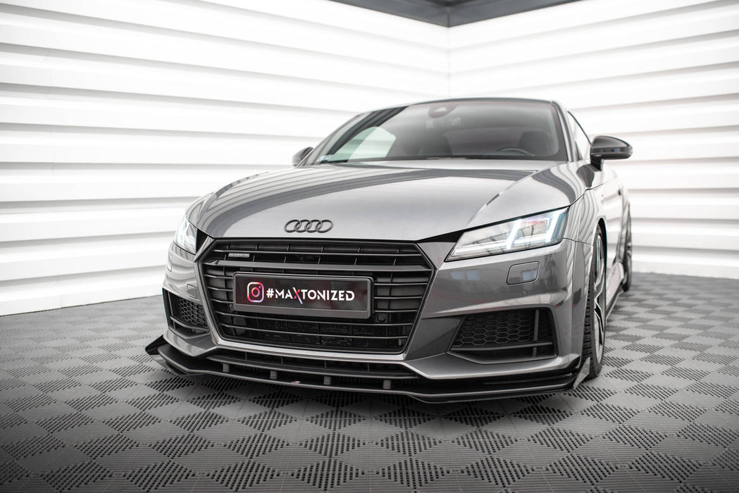 Maxton Design Street Pro Front Splitter + Flaps Audi TT S / S-Line 8S