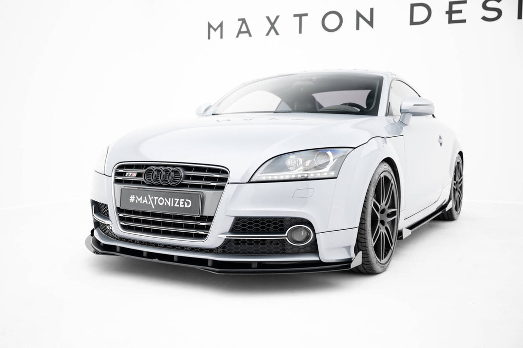 Maxton Design Street Pro Front Splitter + Flaps Audi TT S / TT S-Line 8J