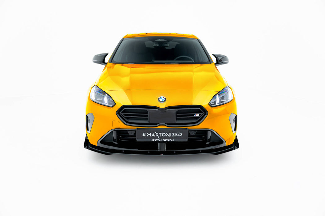 Maxton Design Street Pro Front Splitter + Flaps BMW 1 M-Pack F70