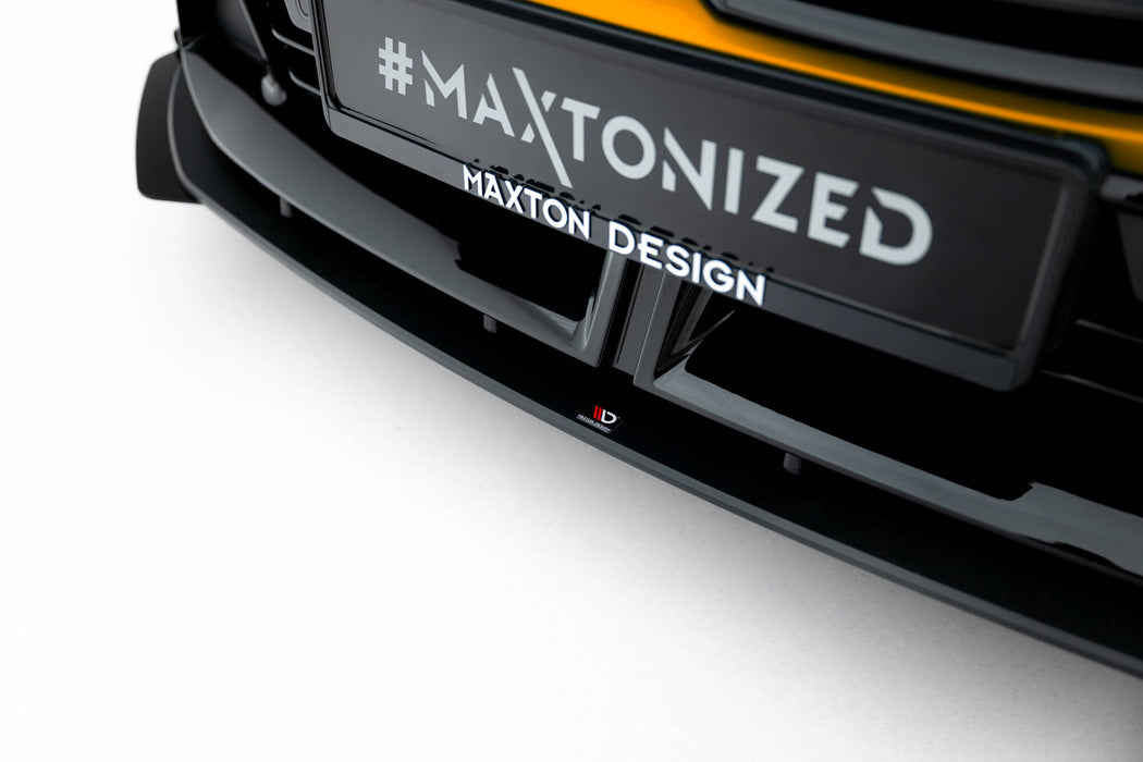 Maxton Design Street Pro Front Splitter + Flaps BMW 1 M-Pack F70