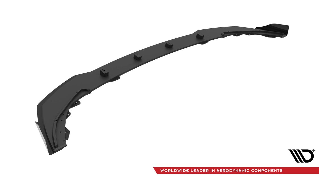 Maxton Design Street Pro Front Splitter + Flaps BMW 1 M-Pack / M135i / 128ti F40