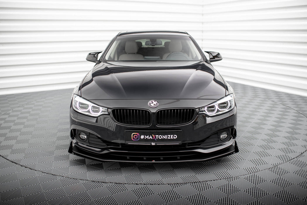 Maxton Design Street Pro Front Splitter + Flaps BMW 4 Gran Coupe F36