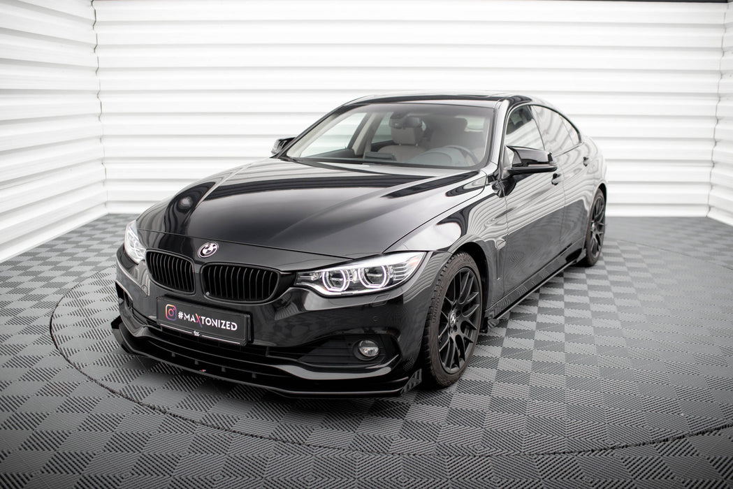 Maxton Design Street Pro Front Splitter + Flaps BMW 4 Gran Coupe F36