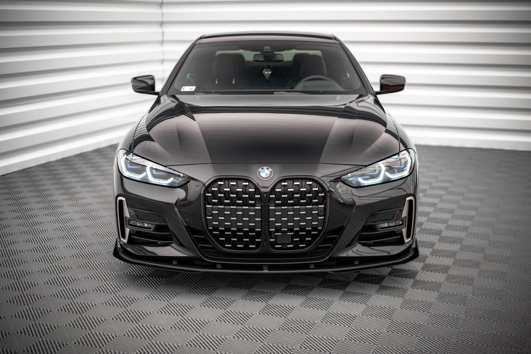 Maxton Design Street Pro Front Splitter + Flaps BMW 4 M-Pack / M440i G22 / G23 / G22 Facelift / G23 Facelift