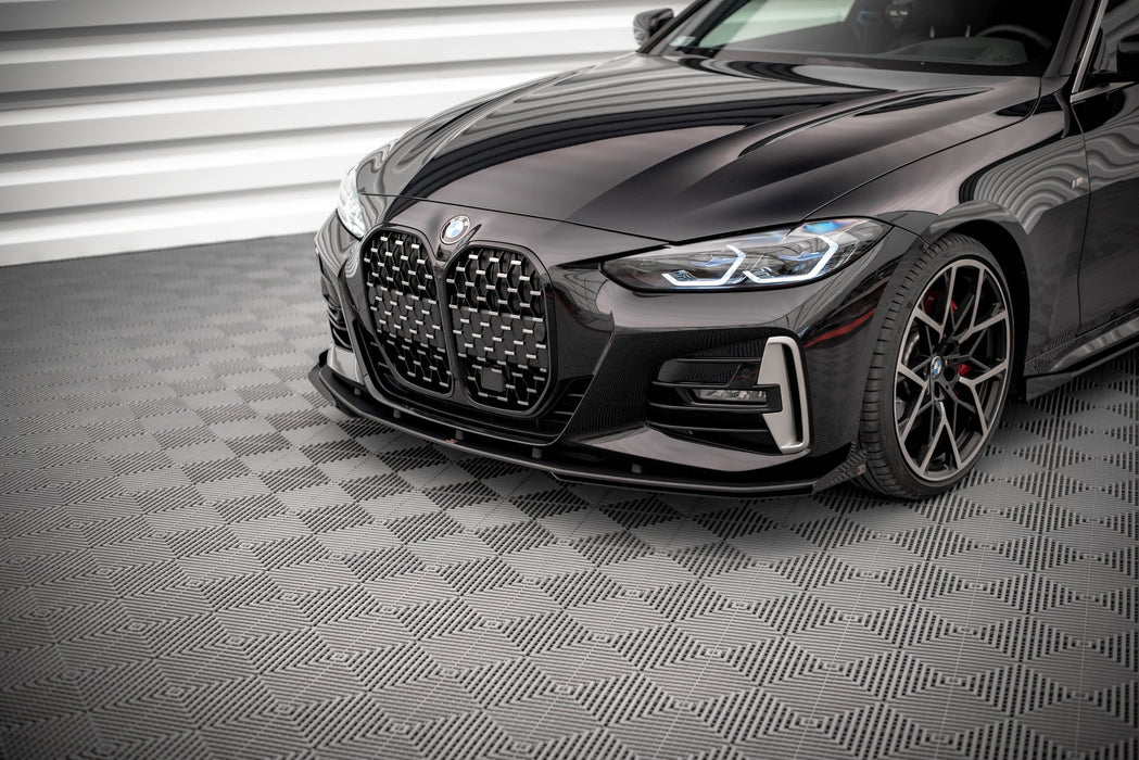 Maxton Design Street Pro Front Splitter + Flaps BMW 4 M-Pack / M440i G22 / G23 / G22 Facelift / G23 Facelift