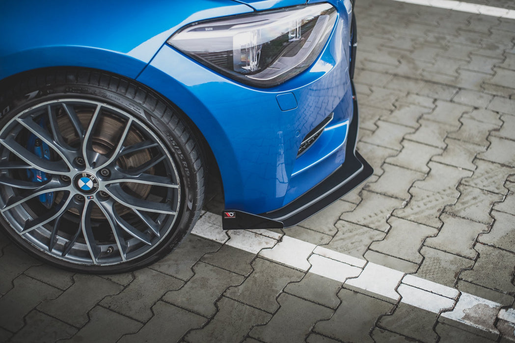 Maxton Design Street Pro Front Splitter + Flaps BMW M135i F20