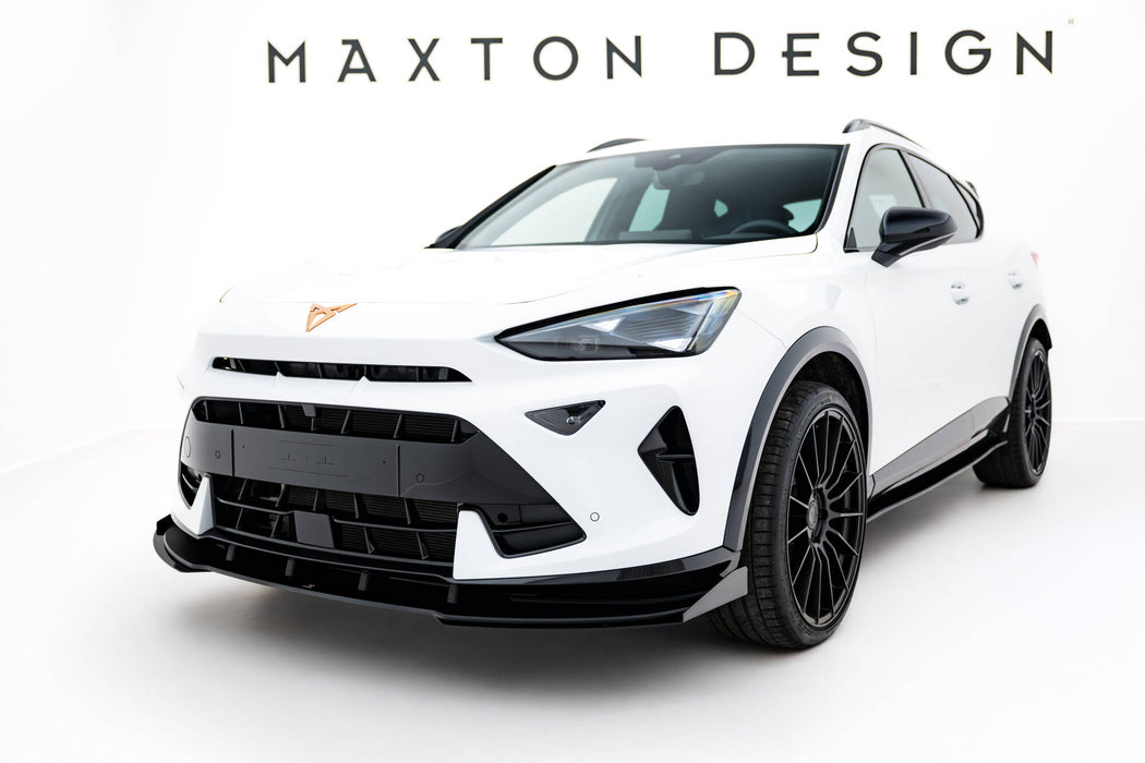 Maxton Design Street Pro Front Splitter + Flaps Cupra Formentor Mk1 Facelift