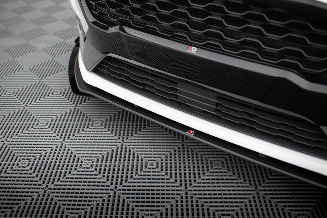 Maxton Design Street Pro Front Splitter + Flaps Ford Fiesta Mk8 ST / ST-Line