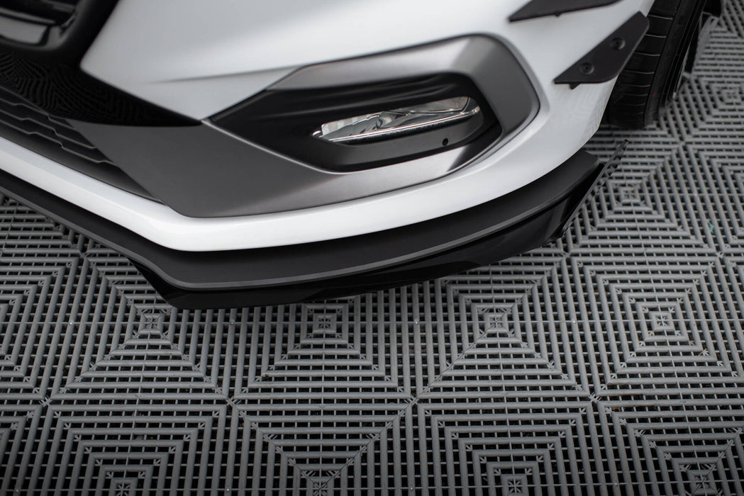 Maxton Design Street Pro Front Splitter + Flaps Ford Fiesta Mk8 ST / ST-Line