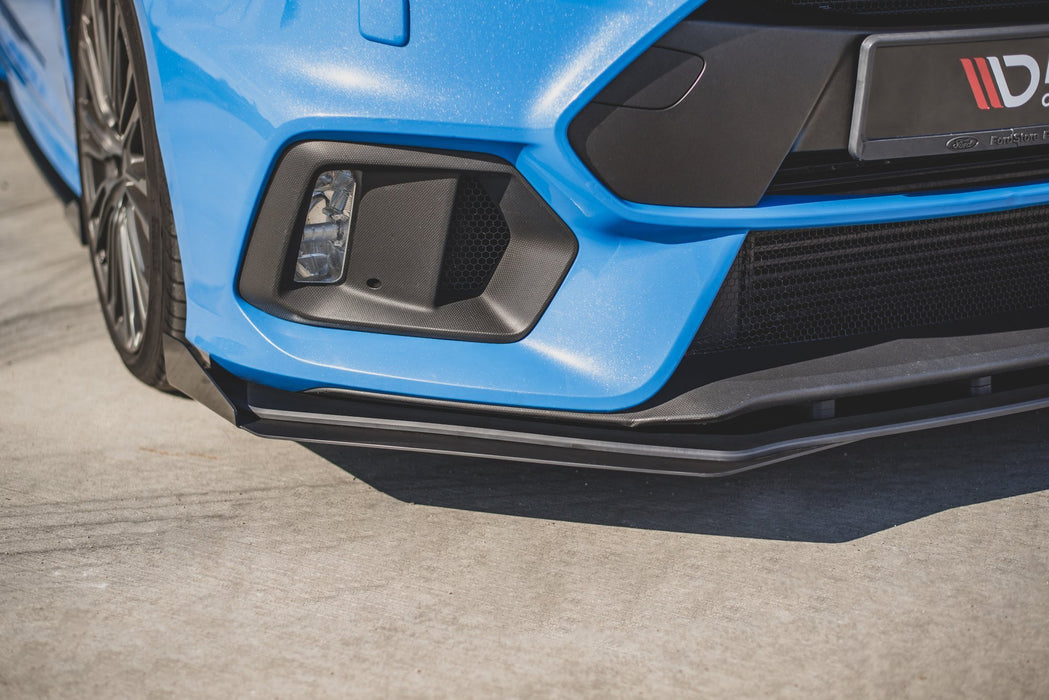Maxton Design Street Pro Front Splitter + Flaps Ford Focus RS Mk3