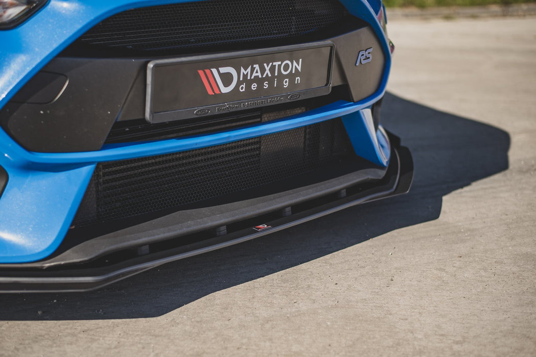 Maxton Design Street Pro Front Splitter + Flaps Ford Focus RS Mk3