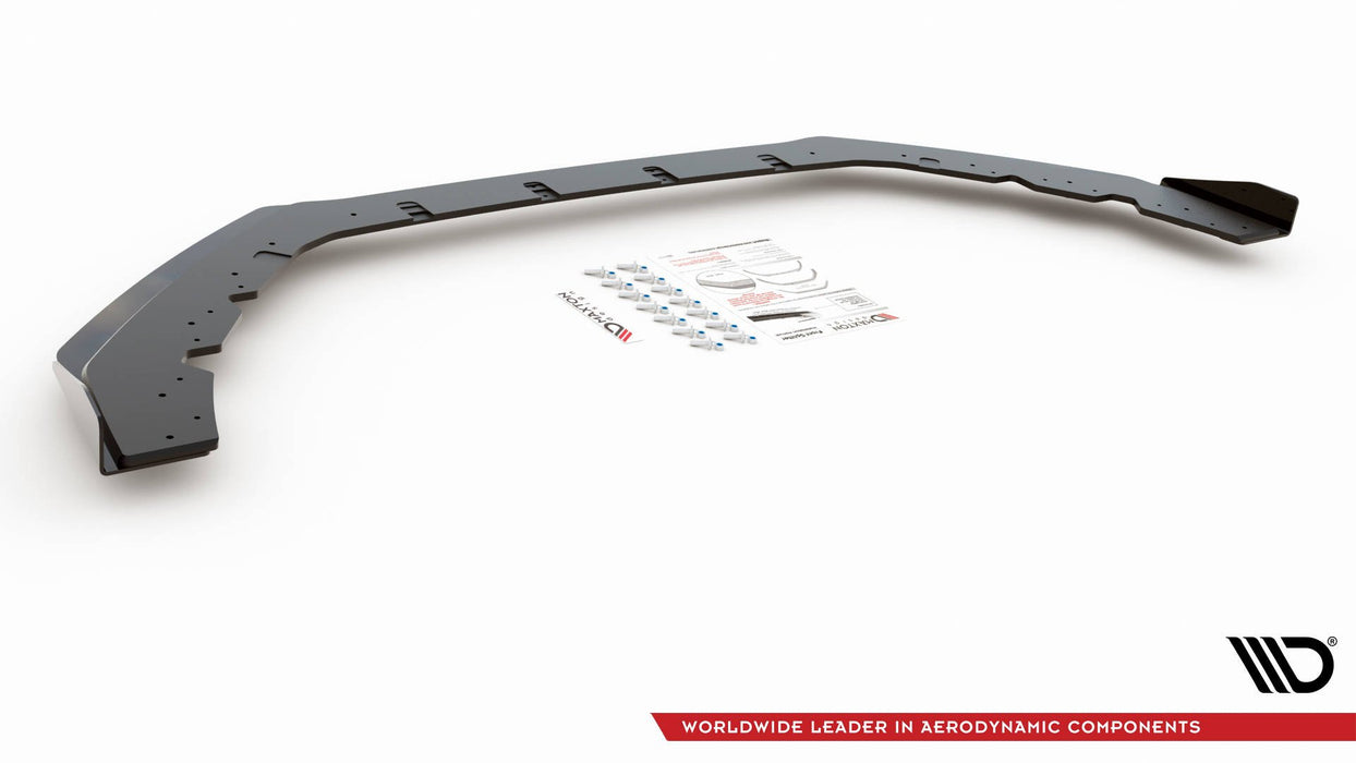 Maxton Design Street Pro Front Splitter + Flaps Ford Focus RS Mk3