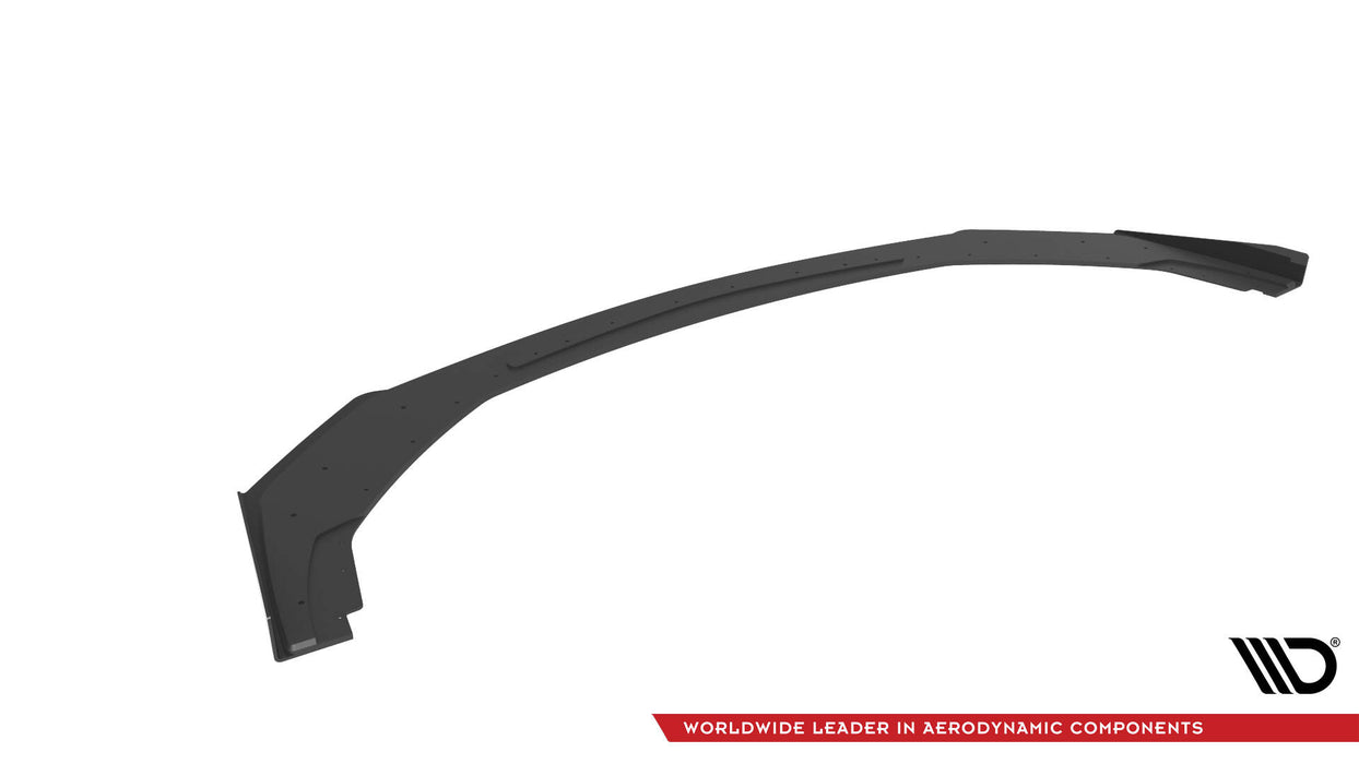 Maxton Design Street Pro Front Splitter + Flaps Ford Mustang GT Mk7
