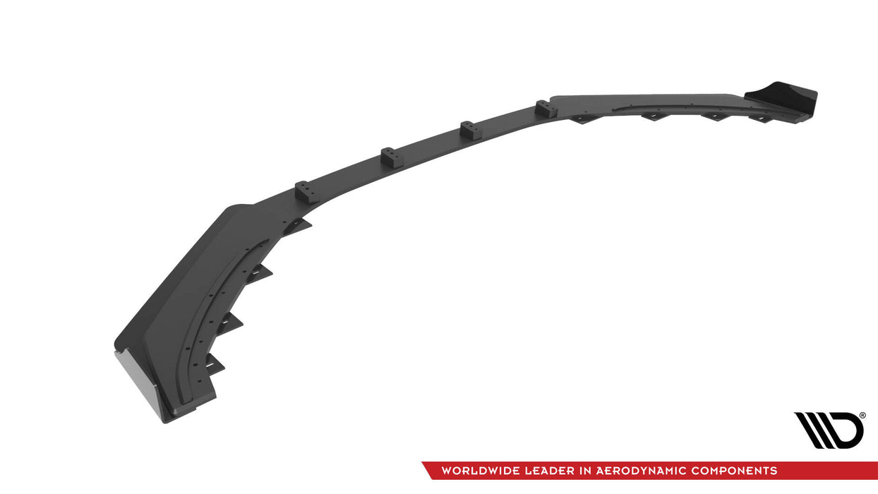 Maxton Design Street Pro Front Splitter + Flaps Hyundai Veloster N Mk2