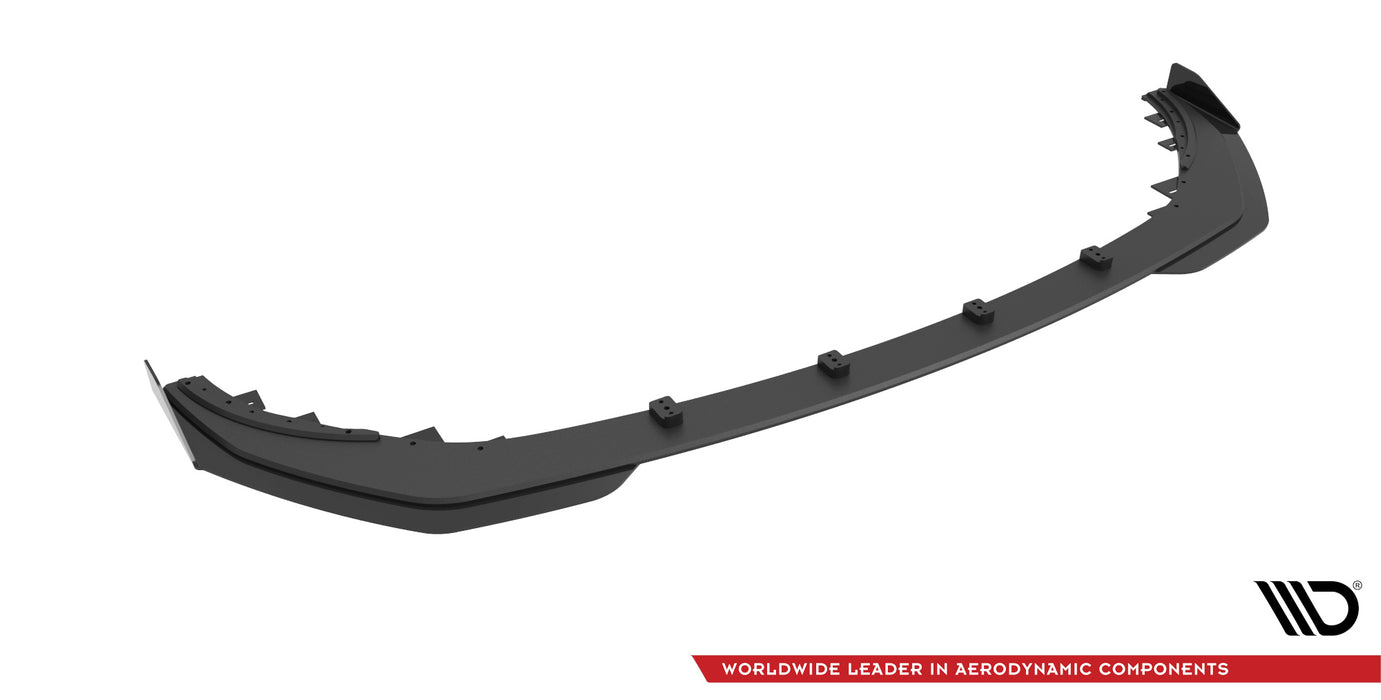Maxton Design Street Pro Front Splitter + Flaps Mercedes-AMG C43 Coupe / Cabrio C205  Facelift / A205 Facelift