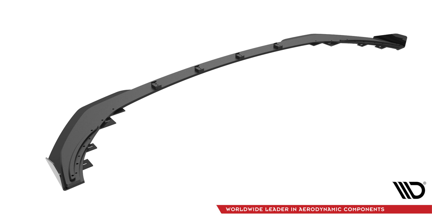 Maxton Design Street Pro Front Splitter + Flaps Mercedes-AMG C43 Coupe / Cabrio C205  Facelift / A205 Facelift