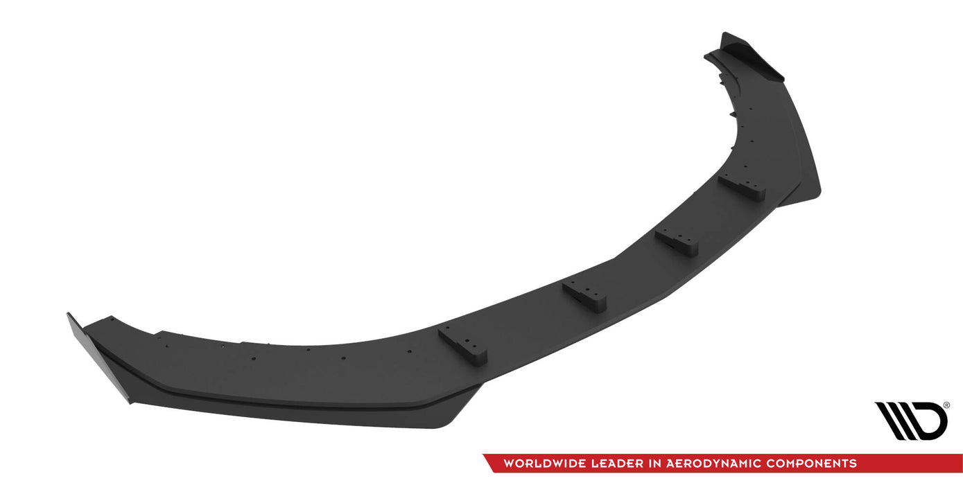 Maxton Design Street Pro Front Splitter + Flaps Mercedes-AMG CLA 45 Aero C117 Facelift