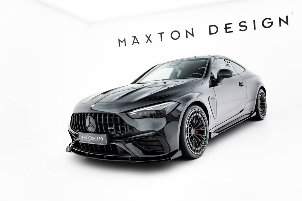 Maxton Design Street Pro Front Splitter + Flaps Mercedes-AMG CLE 53 C236