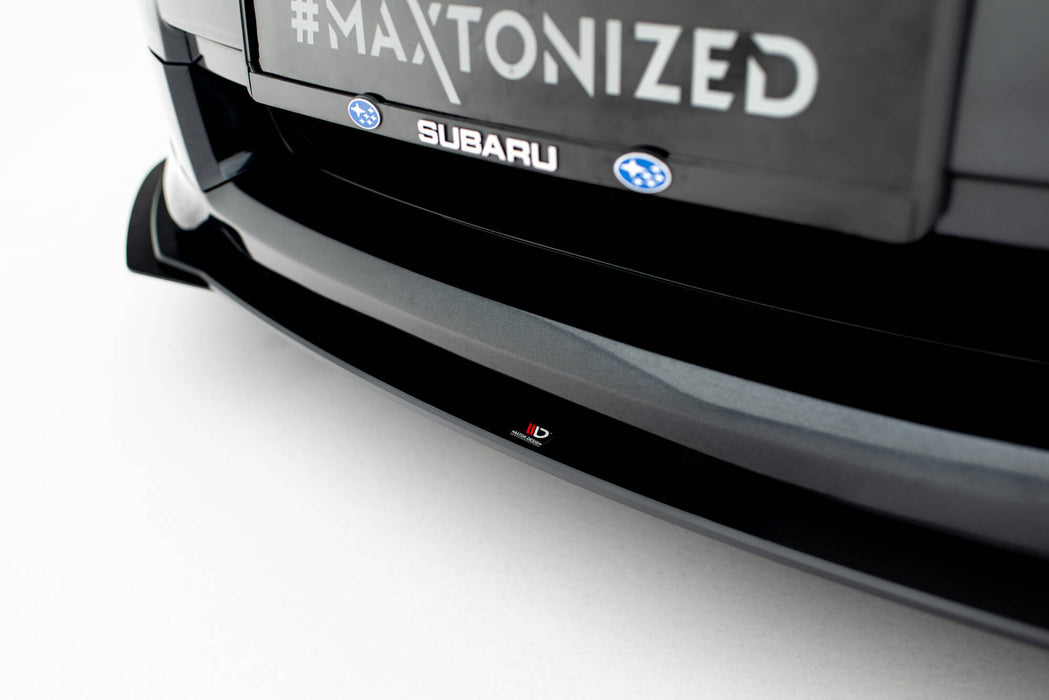 Maxton Design Street Pro Front Splitter + Flaps Subaru Impreza WRX STI Mk3 Facelift