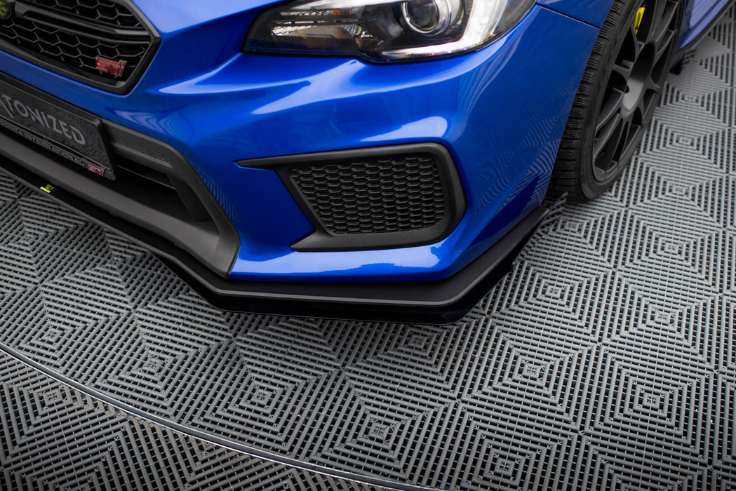 Maxton Design Street Pro Front Splitter + Flaps Subaru WRX STI Mk1 Facelift