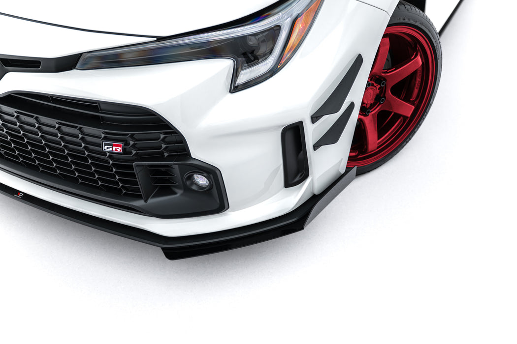 Maxton Design Street Pro Front Splitter + Flaps Toyota GR Corolla Mk12