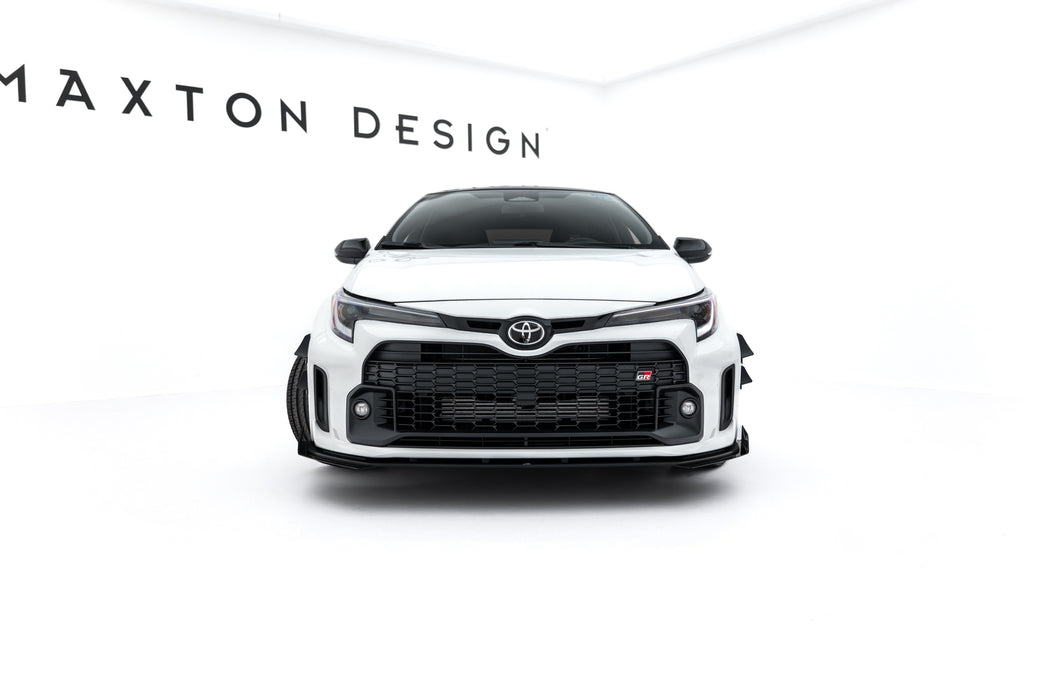 Maxton Design Street Pro Front Splitter + Flaps Toyota GR Corolla Mk12