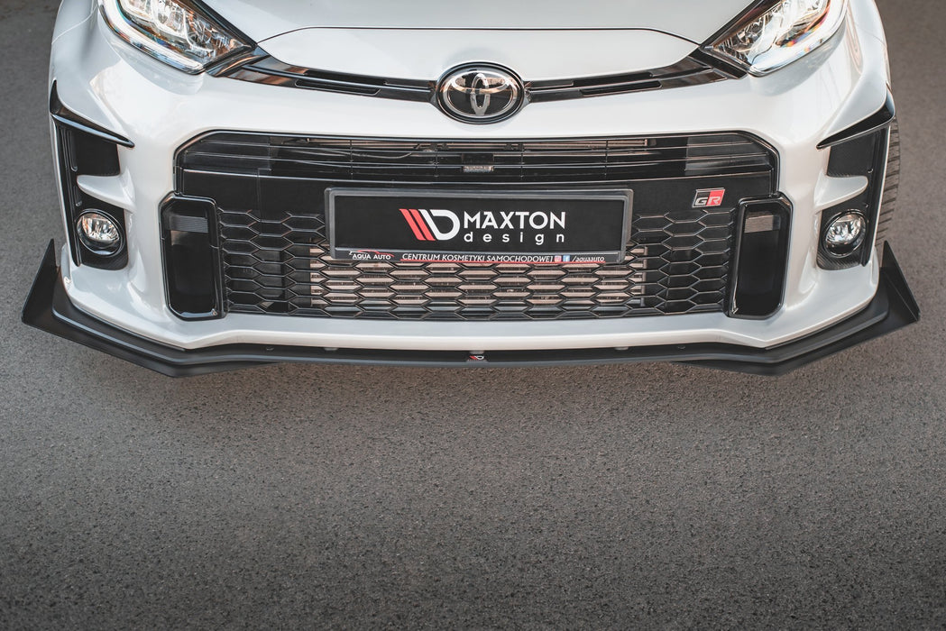 Maxton Design Street Pro Front Splitter + Flaps Toyota GR Yaris Mk4