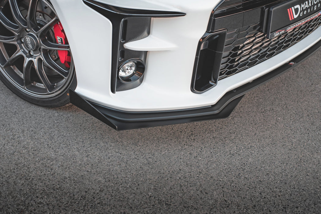 Maxton Design Street Pro Front Splitter + Flaps Toyota GR Yaris Mk4