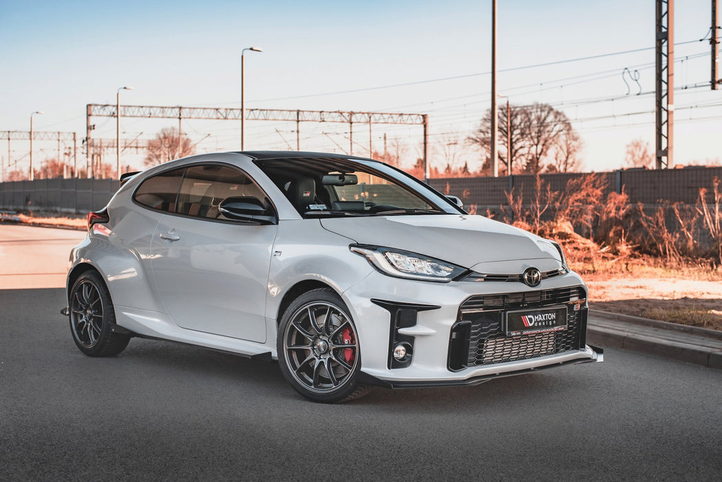 Maxton Design Street Pro Front Splitter + Flaps Toyota GR Yaris Mk4