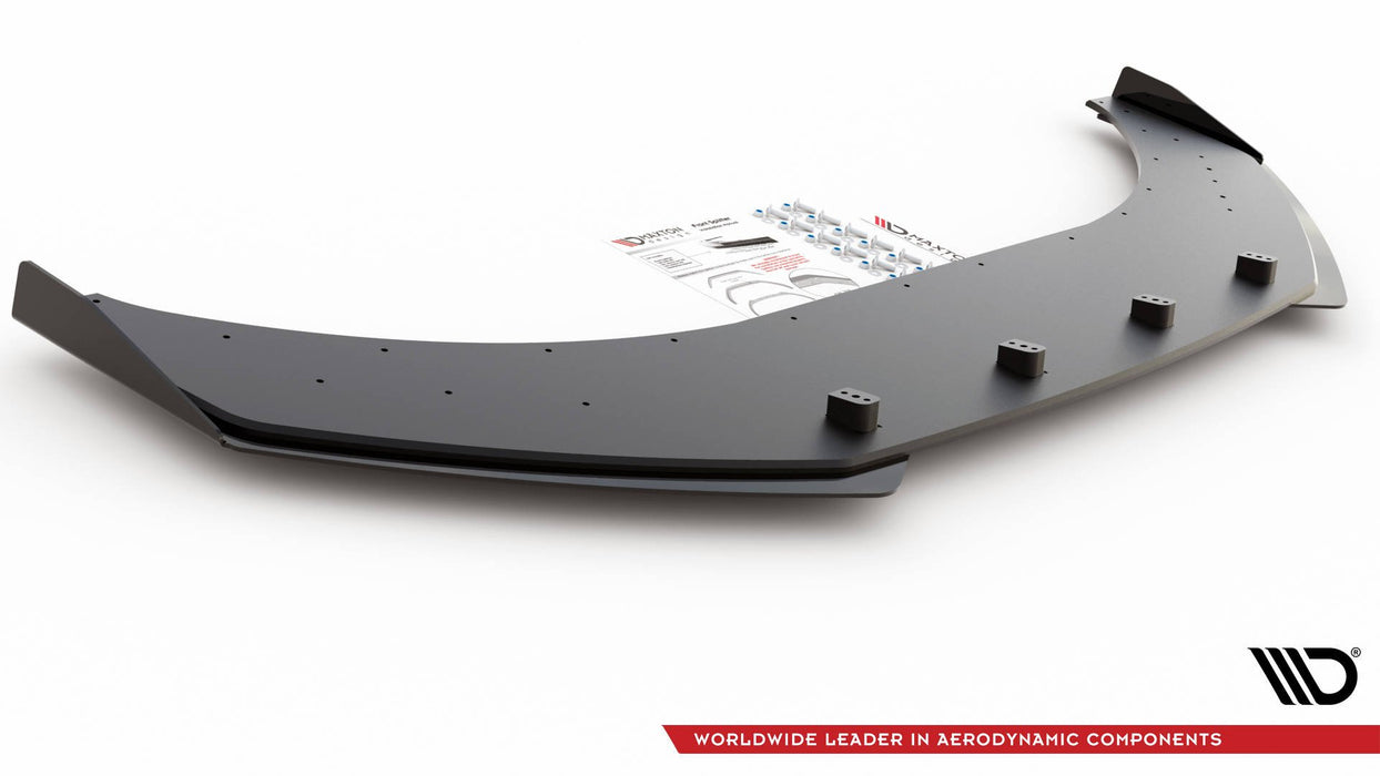 Maxton Design Street Pro Front Splitter + Flaps Volkswagen Arteon R-Line
