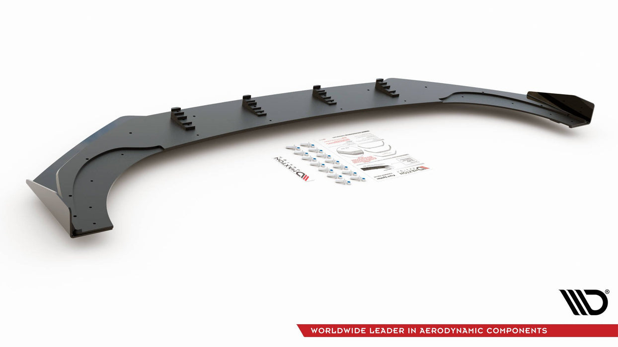 Maxton Design Street Pro Front Splitter + Flaps Volkswagen Golf GTI Clubsport Mk8