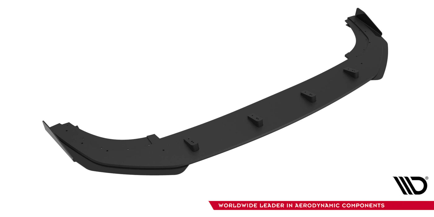 Maxton Design Street Pro Front Splitter + Flaps Volkswagen Golf GTI / GTE / R-Line Mk8 Facelift