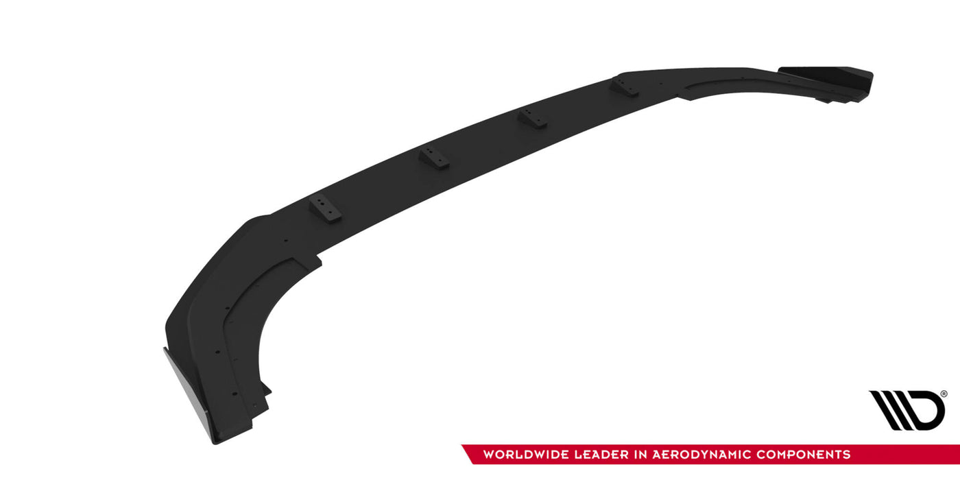 Maxton Design Street Pro Front Splitter + Flaps Volkswagen Golf GTI / GTE / R-Line Mk8 Facelift