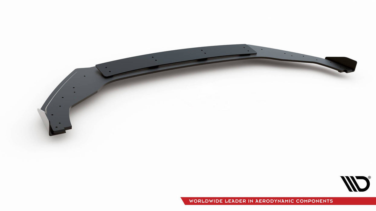 Maxton Design Street Pro Front Splitter + Flaps Volkswagen Golf R / R-Line Mk7 Facelift