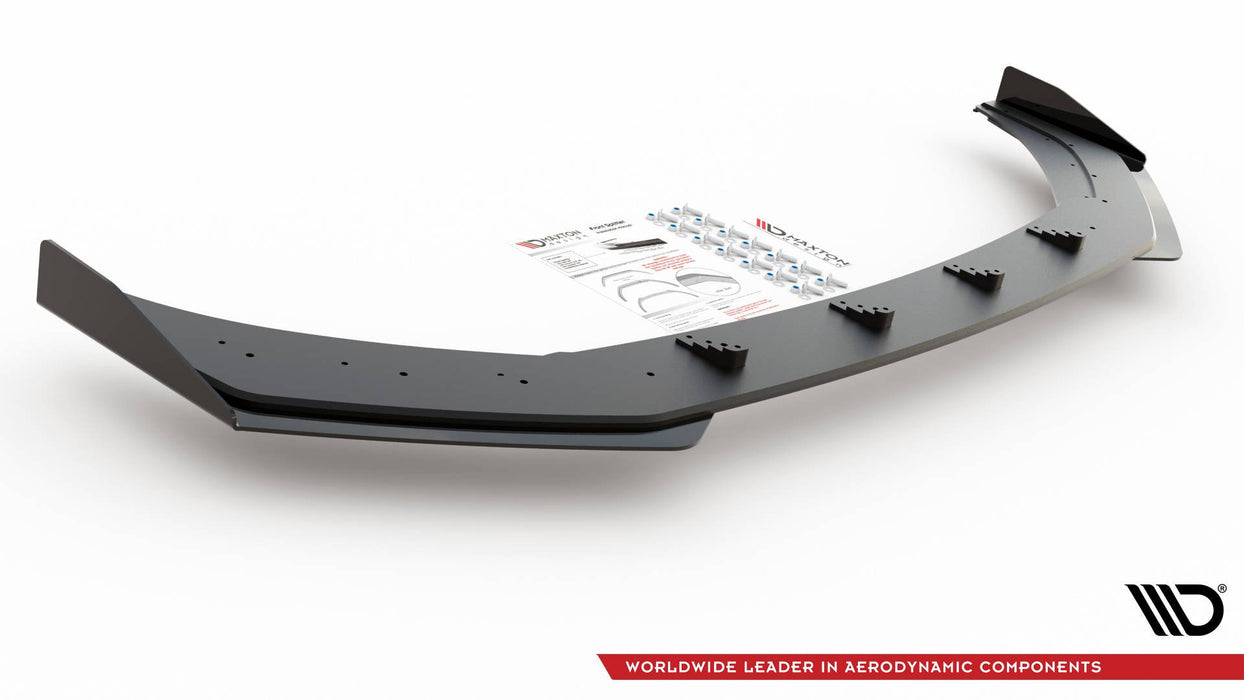 Maxton Design Street Pro Front Splitter + Flaps Volkswagen Polo GTI Mk6