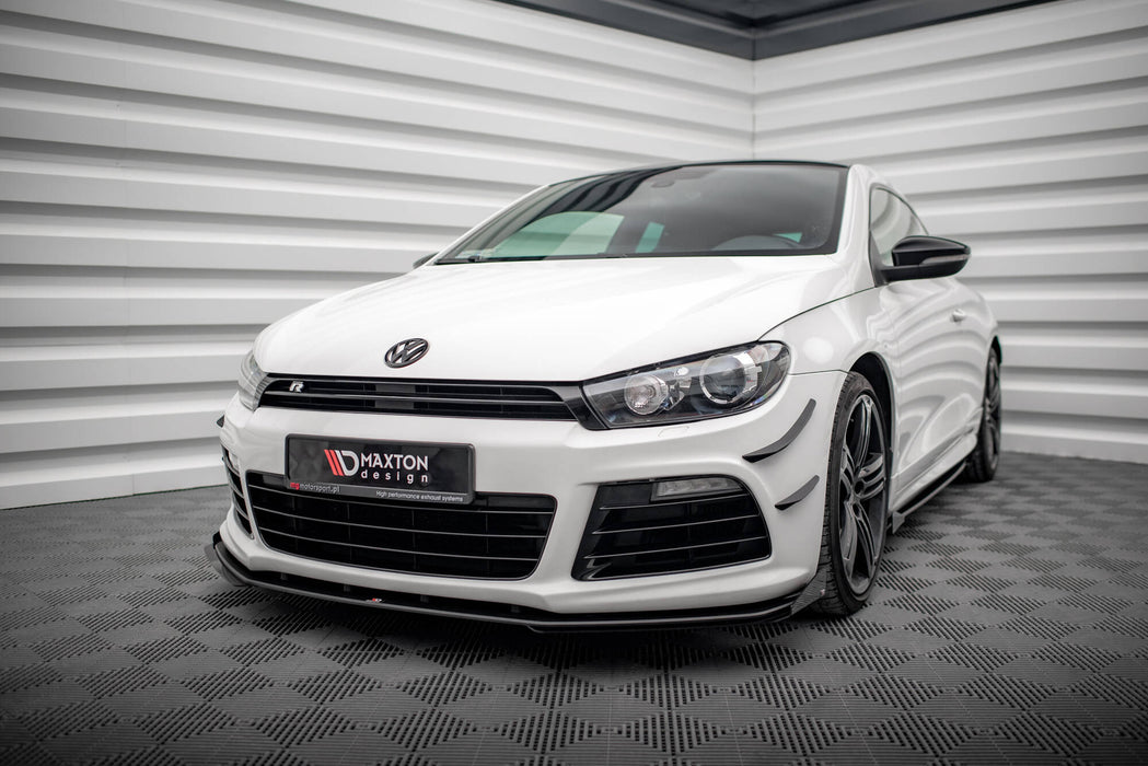 Maxton Design Street Pro Front Splitter + Flaps Volkswagen Scirocco R Mk3
