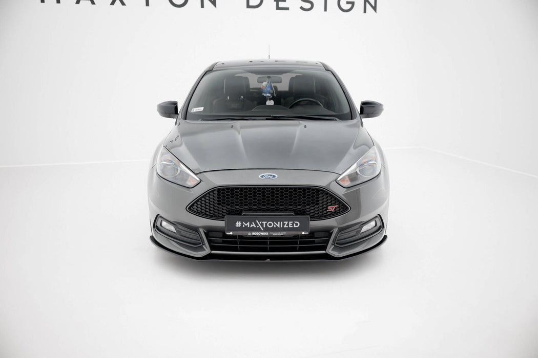 Maxton Design Street Pro Front Splitter Ford Focus ST Mk3 Facelift