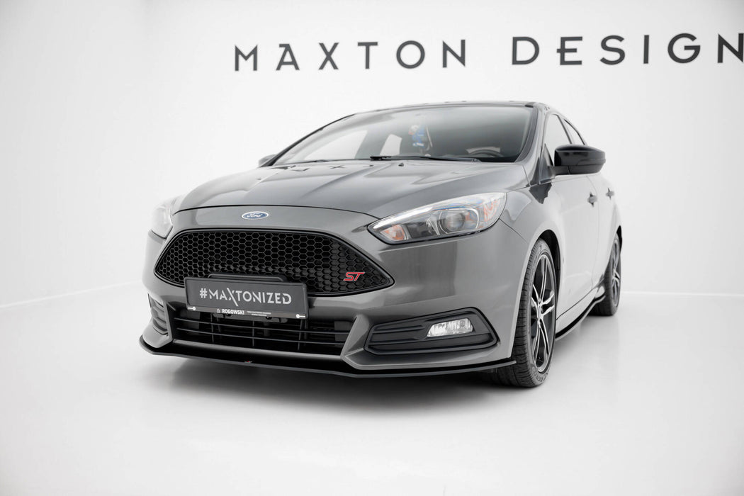 Maxton Design Street Pro Front Splitter Ford Focus ST Mk3 Facelift