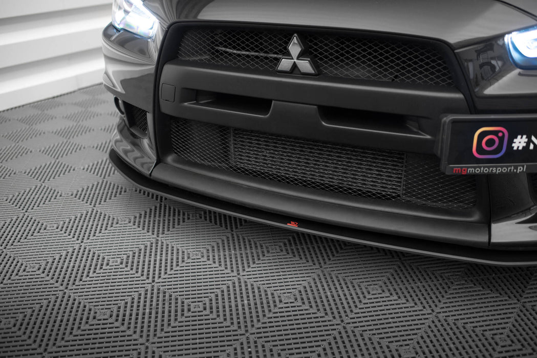 Maxton Design Street Pro Front Splitter Mitsubishi Lancer EVO X