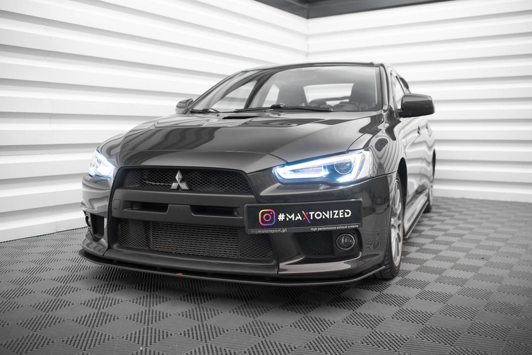 Maxton Design Street Pro Front Splitter Mitsubishi Lancer EVO X