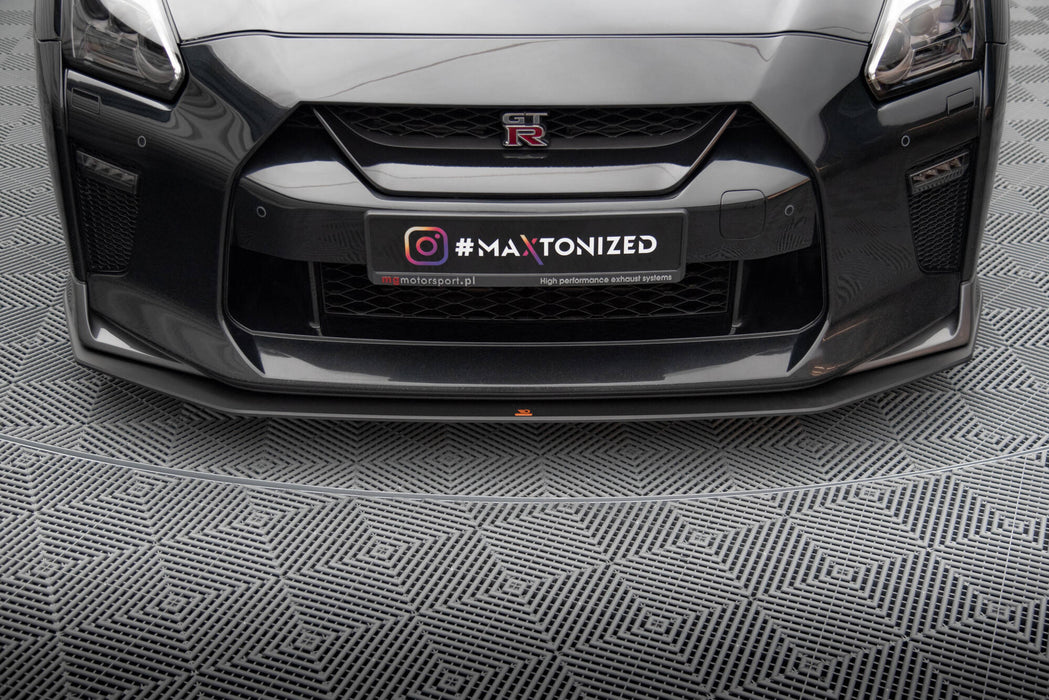 Maxton Design Street Pro Front Splitter Nissan GTR R35 Facelift